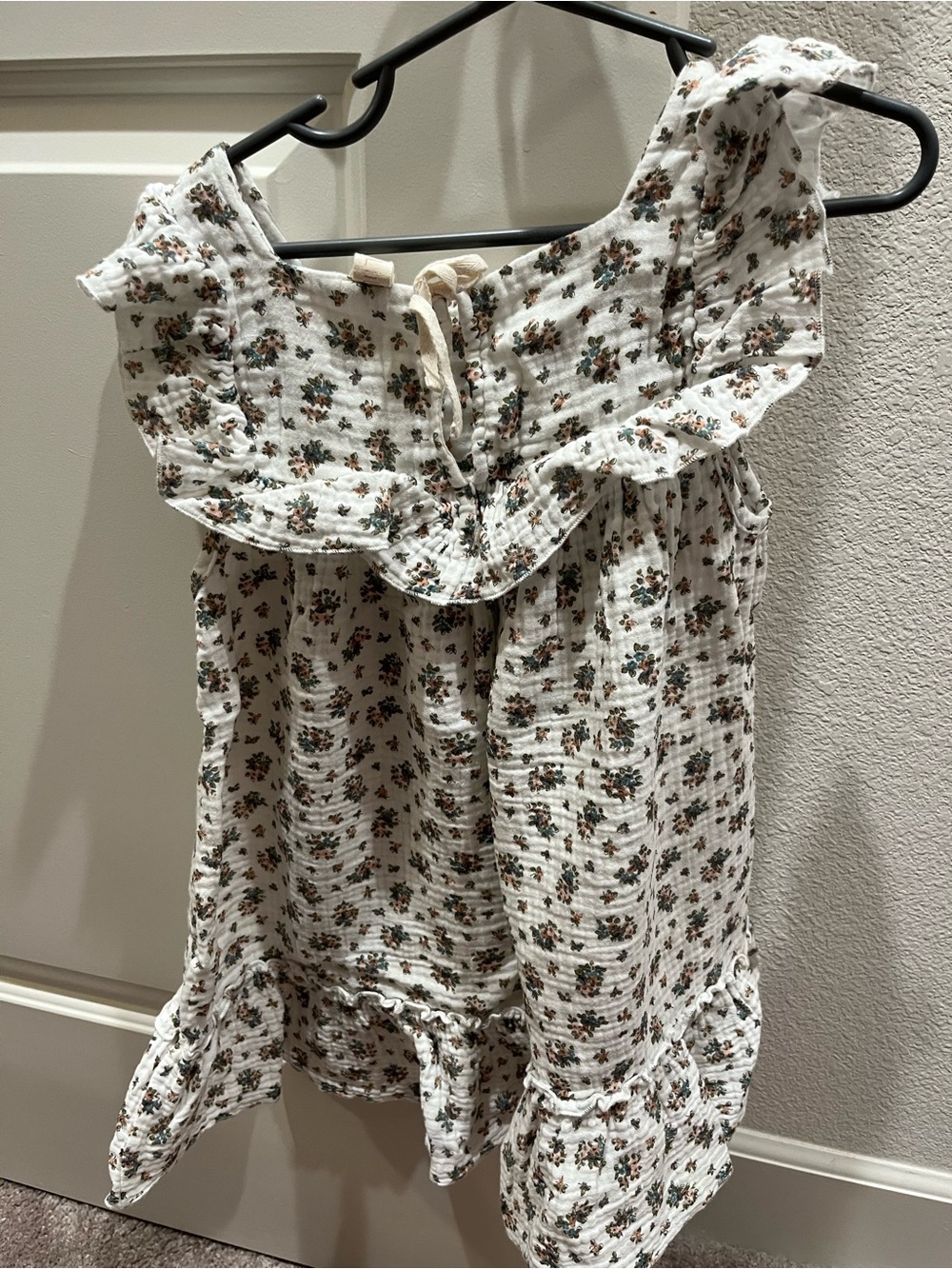 LILU Girls Floral Ruffle Dress